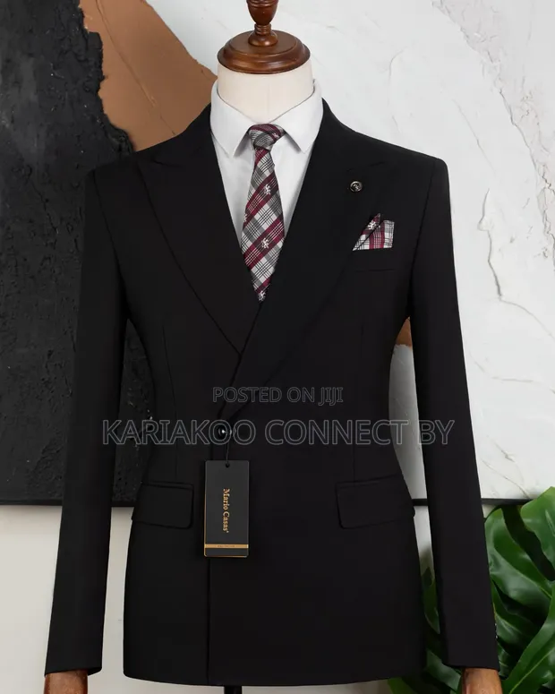 Mario Casas Premium Men's Single-Button Slim Fit Suit - 1