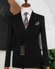 Mario Casas Premium Men's Single-Button Slim Fit Suit - 1