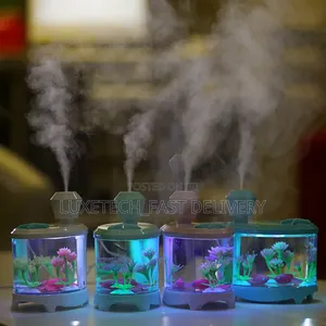 Kinyunyuziaji/Kisambazaji cha USB cha Mini Fish Tank chenye Mwanga wa LED
