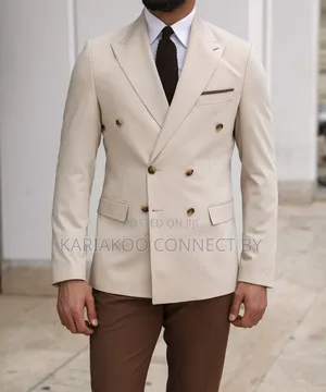 Men's Ricardo Double-Breasted Blazer & Trousers Set