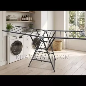 Metal Cloth Rack - Grey
