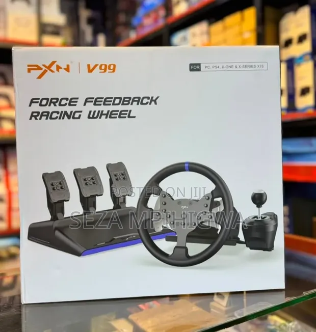 PXN V99 Force Feedback Racing Wheel - 1
