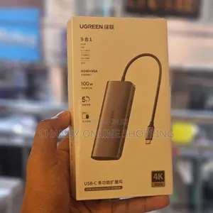 UGREEN 9-in-1 USB-C Multifunction Adapter - Gray Metallic