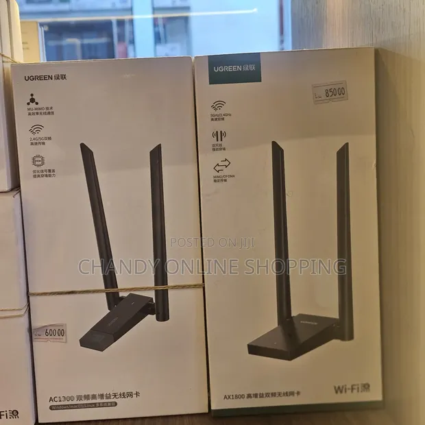 UGREEN AC1300 Dual-Band High-Gain Wireless USB Adapter - 1