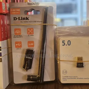 D-Link AC1300 MU-MIMO Wi-Fi USB Adapter with High-Gain Antenna