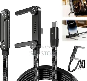 240W USB-C to USB-C Fast Charging Cable with Stand