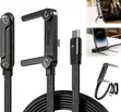 240W USB-C to USB-C Fast Charging Cable with Stand - 2