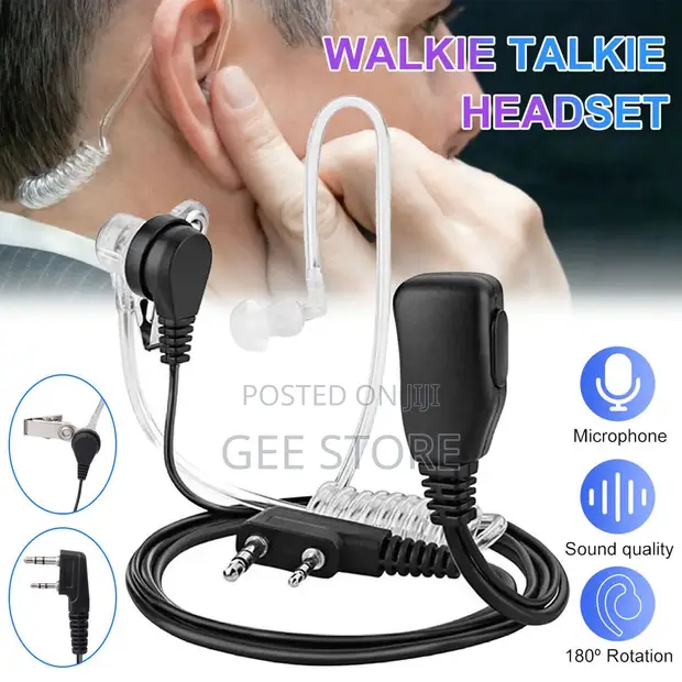 Walkie Talkie Acoustic Tube Earpiece - 1