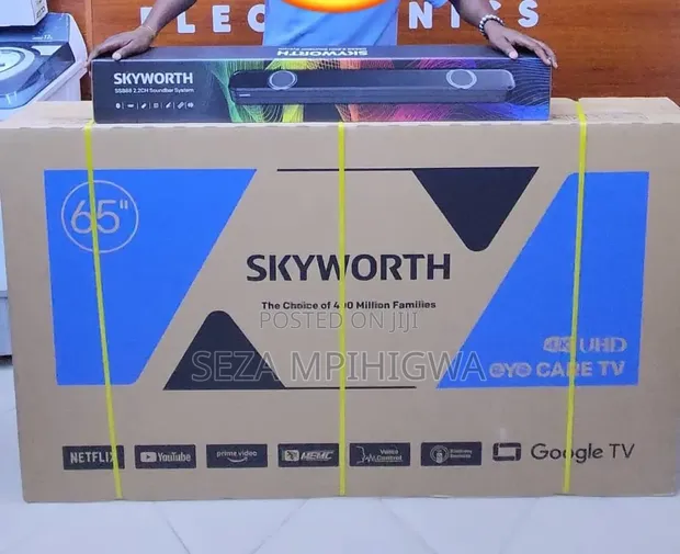 Brand New Skyworth 65-inch 4K UHD TV - 1