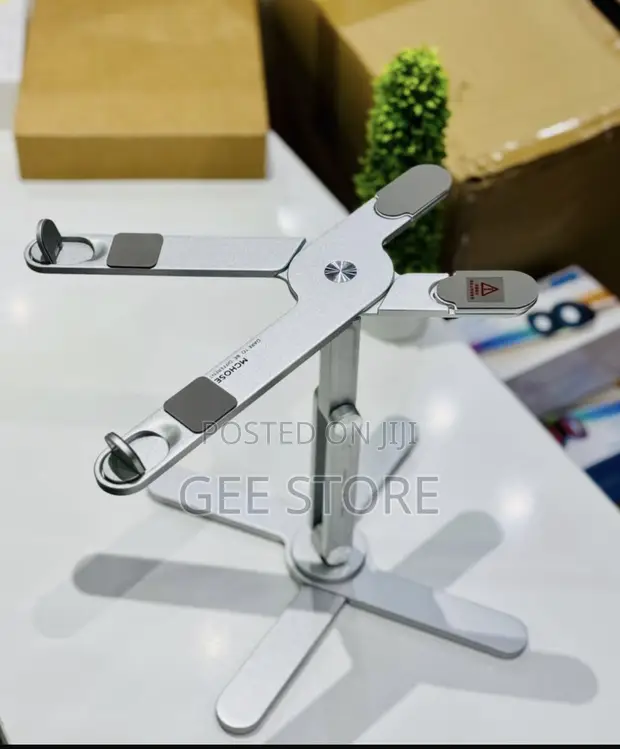 Double X Laptop Stand (N86) - Foldable & Adjustable - 1