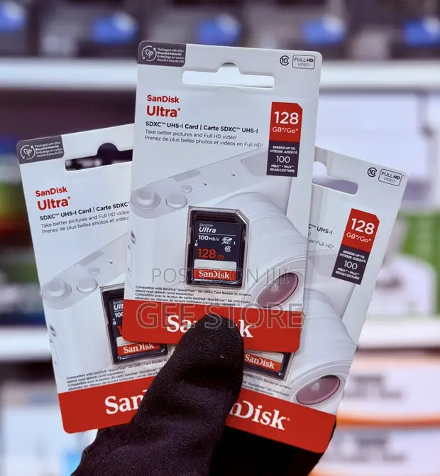 Sandisk Ultra Memory Card 128GB - 100MB/s - 1