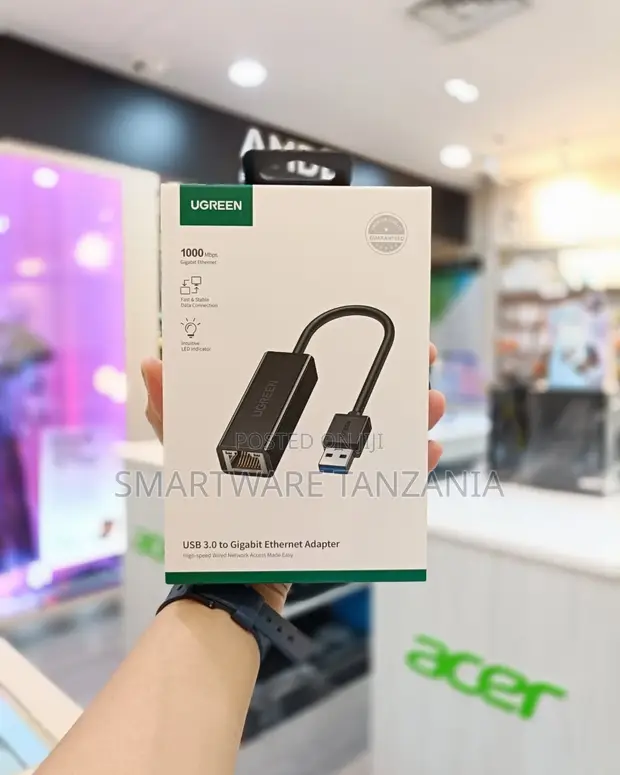 UGREEN USB 3.0 to Gigabit Ethernet Adapter, 1000Mbps - 1
