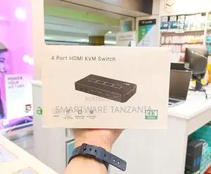 4-Port HDMI KVM Switch, 4K@60Hz, Plug and Play