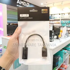 DisplayPort to HDMI Adapter, 60Hz, 12-Inch Cable