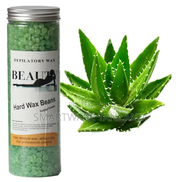 Beauty Hard Wax Beans 400g Aloe Vera for Hair Removal - 1