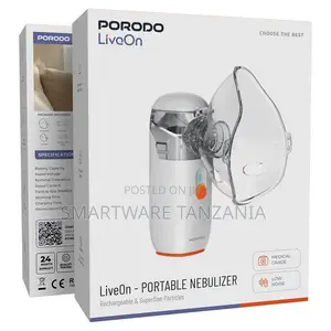 Porodo LiveOn Portable Nebulizer with Rechargeable Battery