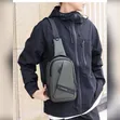 Waterproof Shoulder Bag - Black - 1