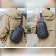 Waterproof Shoulder Bag - Black - 4