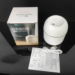 Desktop USB Humidifier with Nano Atomization & Color Light