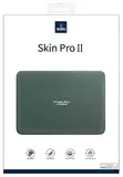 WIWU Skin Pro II Dark Green PU Leather Sleeve for MacBook Pro 13.3" - 1