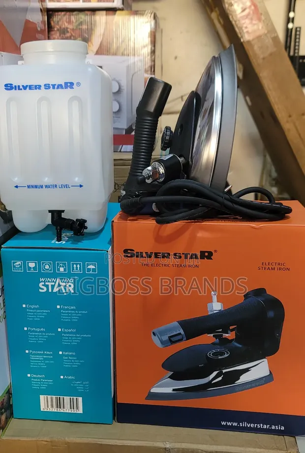 Silver Star Gravity Feed Steam Iron Set ES-300 - 1