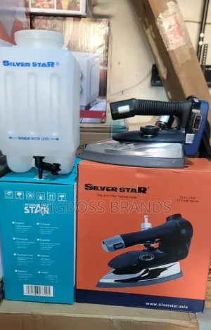 Silver Star Gravity Feed Steam Iron Set ES-300