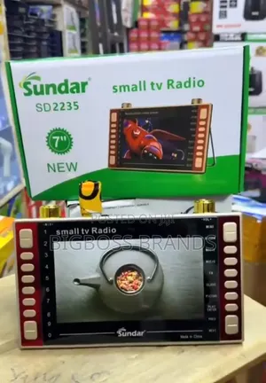 Sundar SD-2235 Redio ya TV Ndogo Inayochajiwa