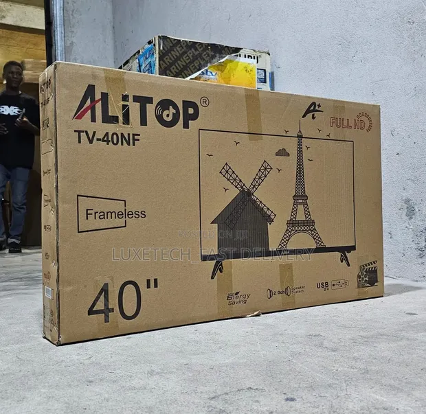 Alitop 40-Inch Full HD Frameless LED TV - 1