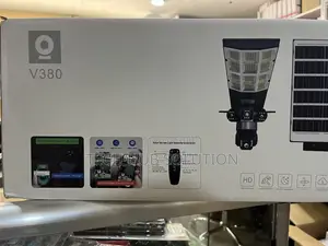 V380 Solar Security Camera with LED Floodlights