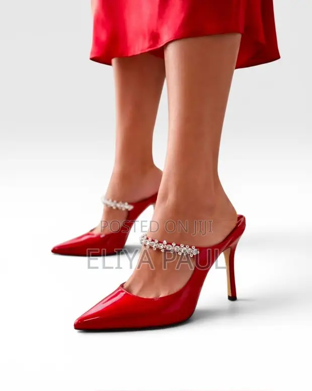 Ladies Pointed Toe High Heel Shoes - 1