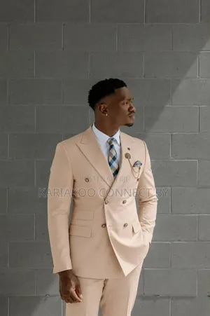 Executive Double-Breasted Suits for Men
