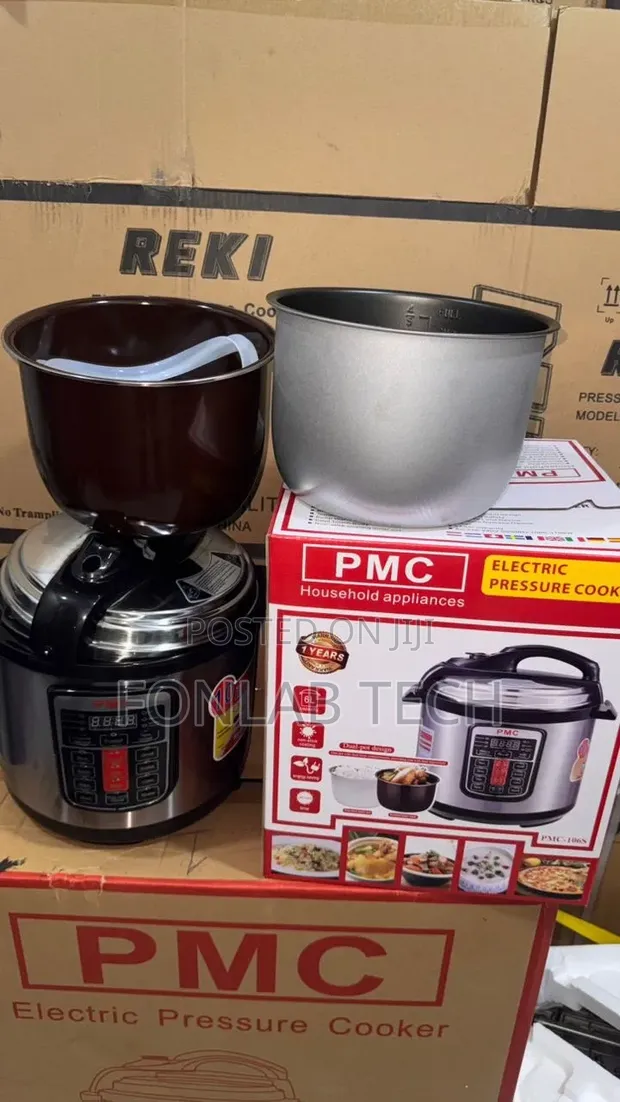 PMC Electric Pressure Cooker 6L (Sufuria 2) with 2 Dishes - 1