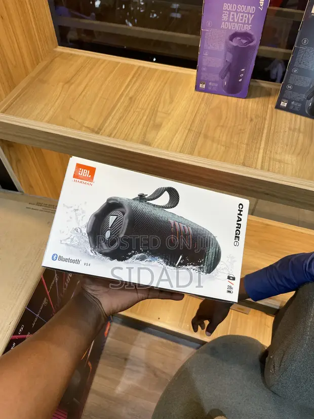 JBL Charge 6 Portable Bluetooth Speaker - 1