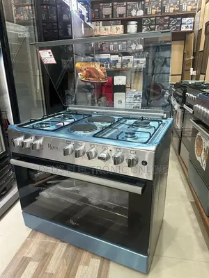 Roch Gas Cooker 60x90 - 4 Gas Burners, 2 Electric Plates, Electric Oven