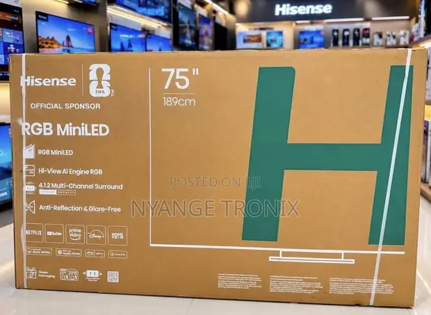 Hisense TV 75-inch RGB MiniLED 75UR9S - 1