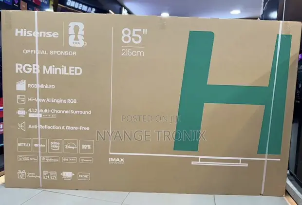 Hisense TV 85-inch RGB MiniLED 85UR9S - 1