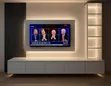 Skyline Furniture TV Unit & Showcase - Mpya Kabisa - 2