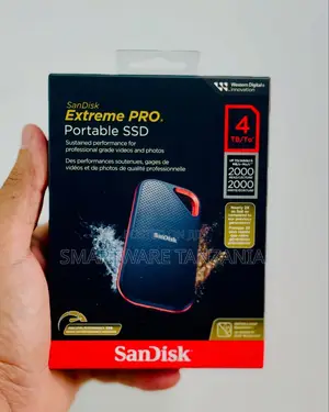 SanDisk Extreme PRO SSD 4TB Portable USB 3.2 Gen 2