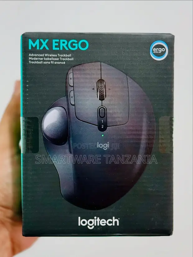 Logitech MX Ergo Advanced Wireless Trackball Mouse - 1