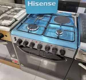 Hisense 60x57cm Cooker with Gas Burners and Electric Oven