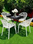Folding Table with 4 Chairs - 1