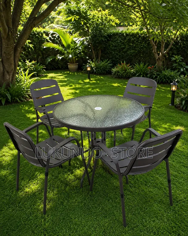 Brand New Folding Chairs with Table - 1