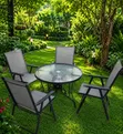 Brand New Folding Chairs with Table - 2