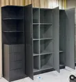 Modern 4-Door Wardrobe - Multi Black Gloss - 2