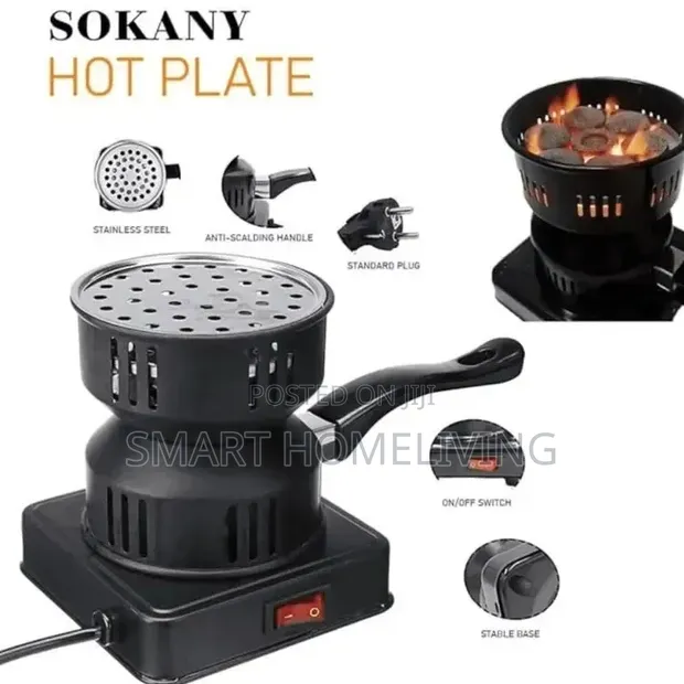 Sokany Electric Charcoal Burner na Hot Plate - 1