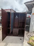 Three-Door Mninga Wood Cabinet - 2