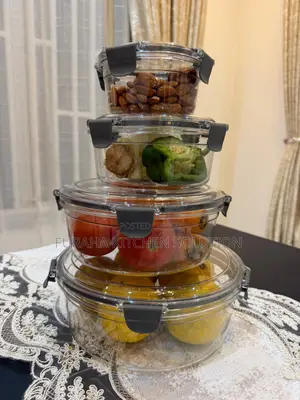 Royalty Acrylic Round Container Set (4 pcs)
