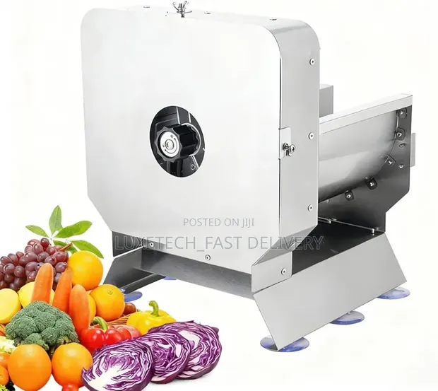 Commercial Electric Fruit & Vegetable Slicer - Stainless Steel - 1