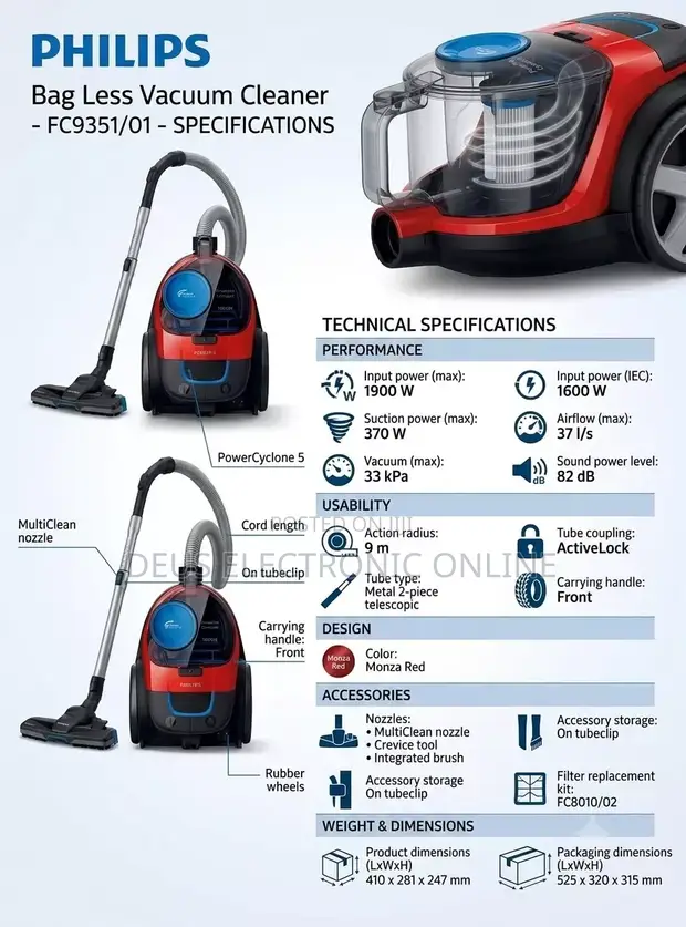 Philips Vacuum Cleaner - 1