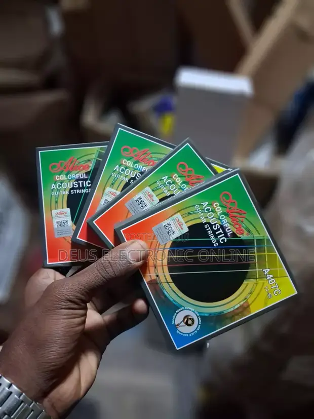 ALICE Colourful Kamba za Gitaa la Acoustic - 1